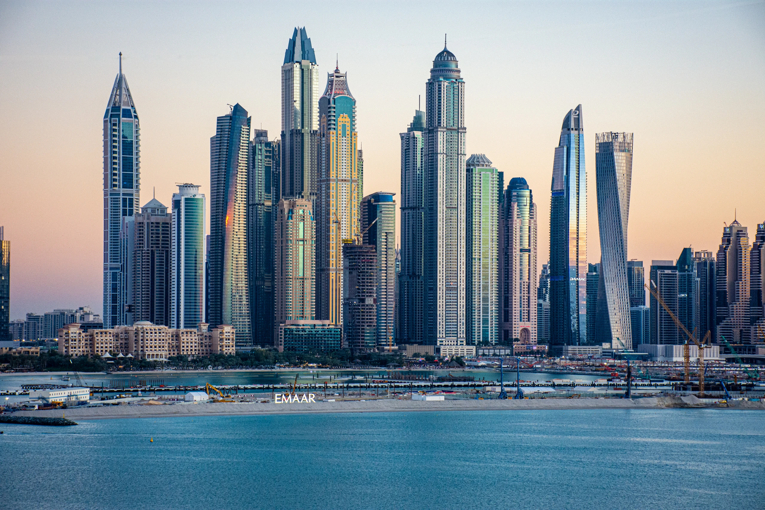 Dubai Marina commercial and mixed-use skyline